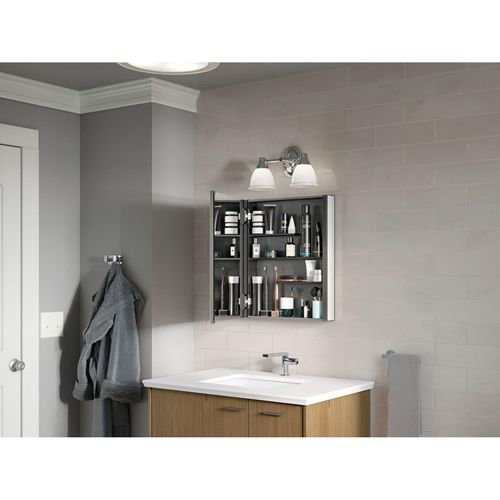 Main product image of Maxstow 20" W x 24" H Single-Door Medicine Cabinet with Mirrored Door, K-81145-DA1