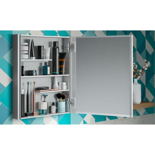 Main product image of Maxstow 20" W x 24" H Single-Door Medicine Cabinet with Mirrored Door, K-81145-DA1
