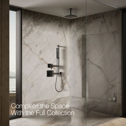 Main product image of Honesty 8" Rain Showerhead, 1.75 GPM (Matte Black), K-26148-G-BL