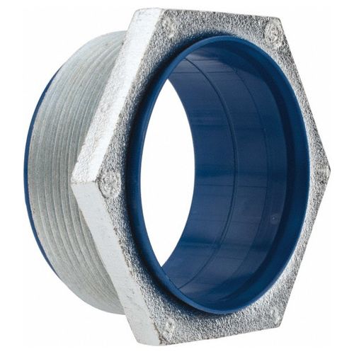 Main product image of 3" Malleable Iron Chase Nipple, Nylon Insulated for Rigid/IMC Conduit, 1949