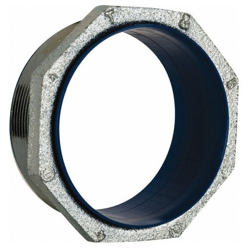 Main product image of 4" Malleable Iron Chase Nipple, Nylon Insulated for Rigid/IMC Conduit, 1951