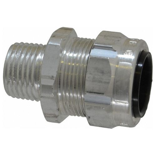 Main product image of 1/2" Aluminum 0.5 to 0.75" Liquidtight Straight Strain Relief Cord Grip, 2922AL