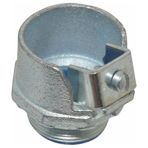 Main product image of 1-1/4" FMC Insulated Malleable Iron Straight Conduit Connector w/ Set Screw, 3118
