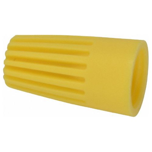 Main product image of Standard Twist-On Wire Connector, Yellow, Corrosion-Resistant (Pack of 100), 333P