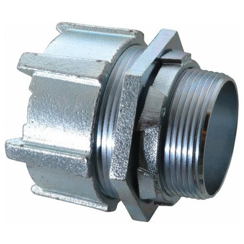 Main product image of 2-1/2" Non-Insulated Malleable Iron Straight Liquid Tight Connector, 5238