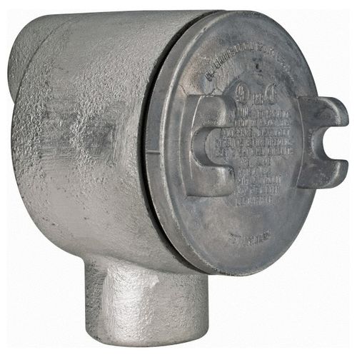 Main product image of 1" Ductile Iron GUAB Hazardous Location Conduit Outlet Box w/ Aluminum Cover, 15.4 Cubic Inch, GUAB36-TB