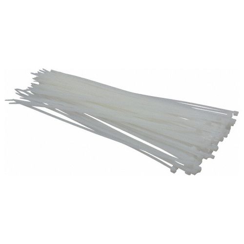 Main product image of 11.5" Long, Natural, Nylon, Standard Cable Ties (Pack of 100), L-11-40-9-C