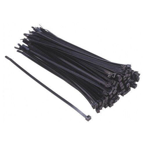 Main product image of 14.2" Long, Black, Nylon, Standard Cable Ties (Pack of 100), L-14-120-0-C