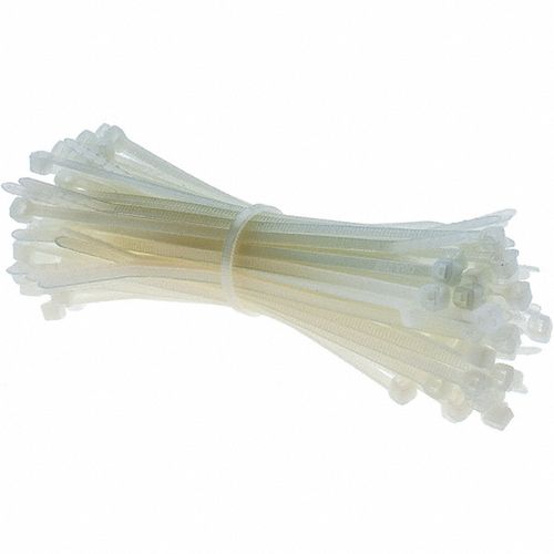 Main product image of 4" Long, Natural, Nylon, Standard Cable Ties (Pack of 1000), L-4-18-9-M