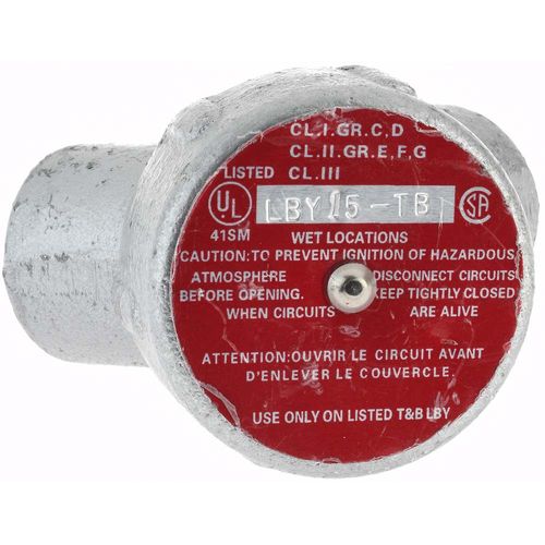 Main product image of 1/2" Ductile Iron Hazardous Location Capped Elbow, LBY15-TB