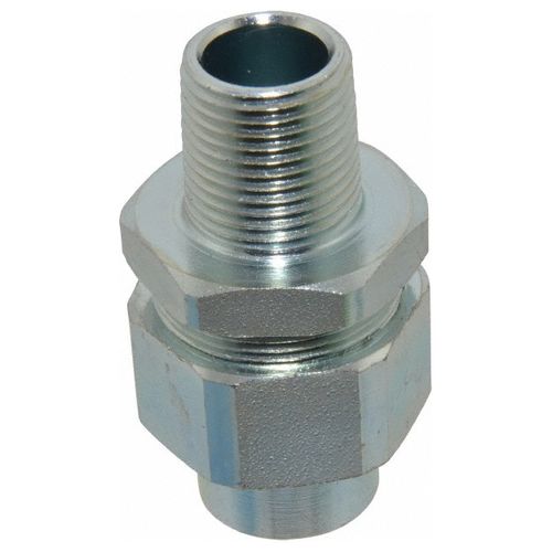 Main product image of 1/2" UNY Electro Galvanized Steel Male Union, 3 Piece for Hazardous/Non Hazardous Locations, UNY-105-TB