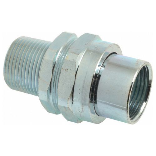 Main product image of 1" UNY Electro Galvanized Steel Male Union, 3 Piece for Hazardous/Non Hazardous Locations, UNY-305-TB
