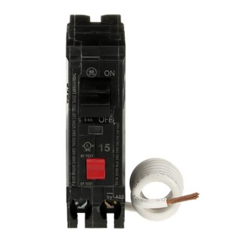 Main product image of Q-Line THQL Series GFCI Single Pole Plug-In Circuit Breaker (120/240V, 15A)