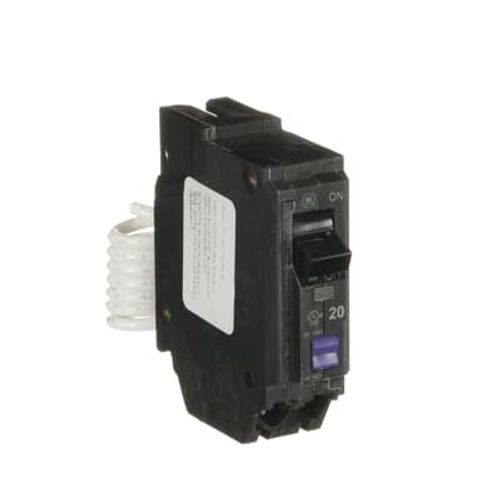 Main product image of Q-Line THQL Series Single Pole Plug-In Dual Function Circuit Breaker (120V, 20A)