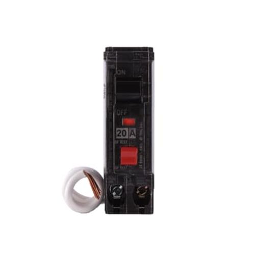 Main product image of Q-Line THQL Series GFCI Single Pole Plug-In Circuit Breaker (120/240V, 20A)