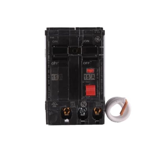 Main product image of Q-Line THQL Series GFCI 2 Pole Plug-In Circuit Breaker (120/240V, 15A)
