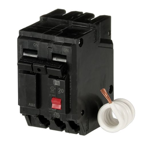 Main product image of Q-Line THQL Series GFCI 2 Pole Plug-In Circuit Breaker (120/240V, 20A)