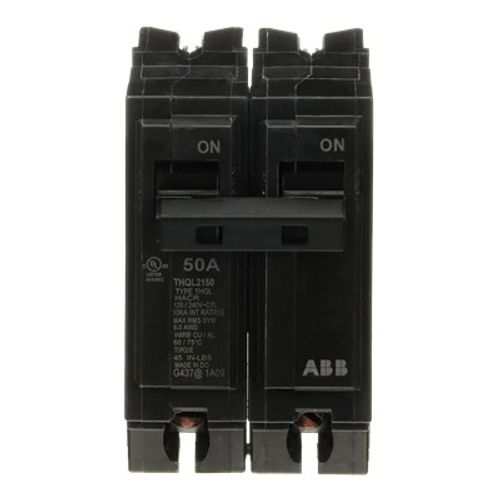 Main product image of Q-Line THQL Series 2 Pole Plug-In Circuit Breaker (120/240V, 50A)