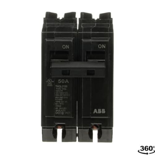 Main product image of Q-Line THQL Series 2 Pole Plug-In Circuit Breaker (120/240V, 50A)