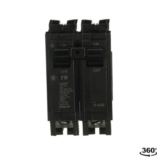 Main product image of Q-Line THQL Series 2 Pole Plug-In Circuit Breaker (120/240V, 70A)