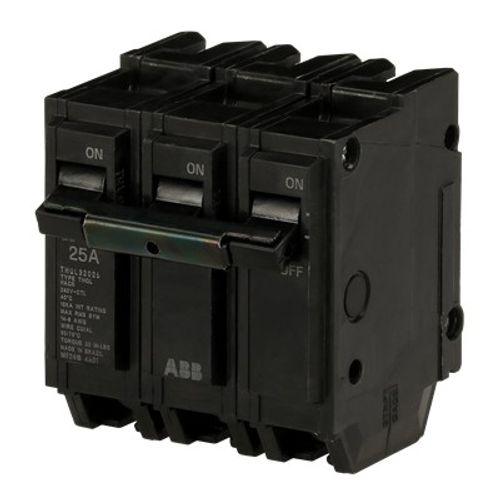 Main product image of Q-Line THQL Series 3 Pole Plug-In Circuit Breaker (240V, 25A)