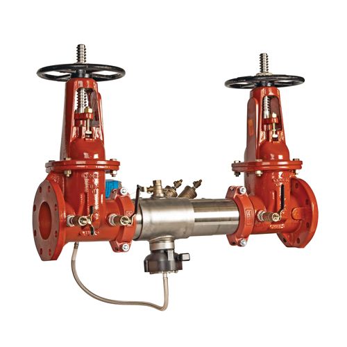Main product image of 6" LF957RPDA-OSY-GPM-FS Lead Free RPZ Assembly, OSY Shutoff, GPM Meter, w/ Flood Sensor