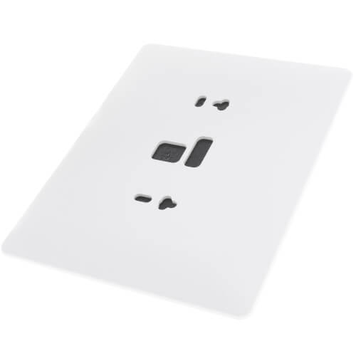 Main product image of Large Universal Insulated Thermostat Wall Plate