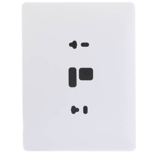 Main product image of Large Universal Insulated Thermostat Wall Plate