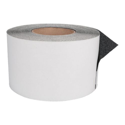 Main product image of 4" x 60' Heavy-Duty Abrasive Anti-Slip Vinyl Tape (Black), AGHD460