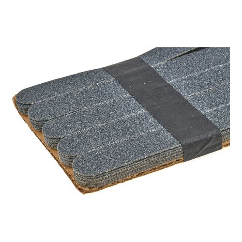 Main product image of 3/4" x 24" Pre-Cut Anti-Slip Vinyl Cleats, Black (50-Pack), AGT38