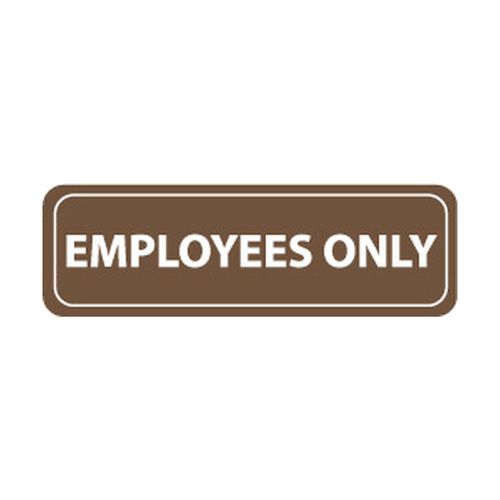 Main product image of Employees Only Acrylic Office Sign, AS9