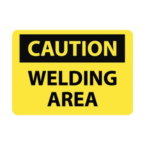 Main product image of 10" High Caution Welding Area Aluminum Sign, C362AB