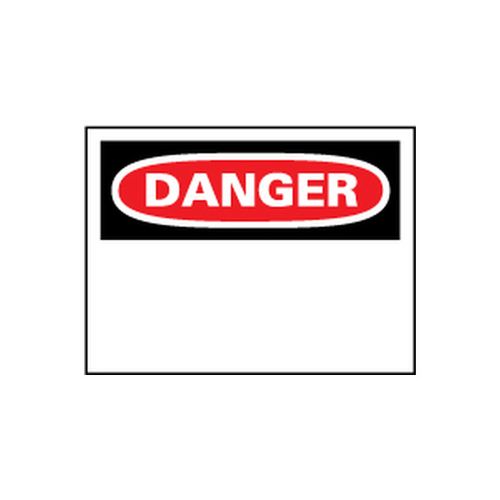 Main product image of 10" High Danger Aluminum Sign, D1AB