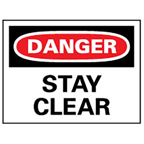 Main product image of 10" x 14" Danger Stay Clear of Moving Conveyors Aluminum Accident Prevention Sign, D316AB