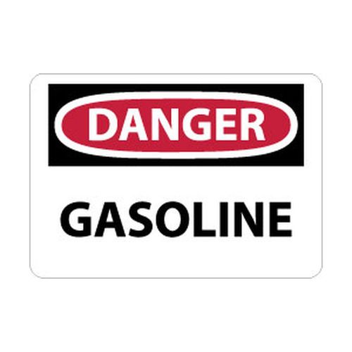 Main product image of 10" High Danger Gasoline Aluminum Sign, D40AB