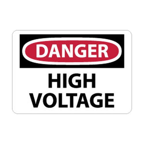 Main product image of 10" High Danger High Voltage Aluminum Sign, D49AB