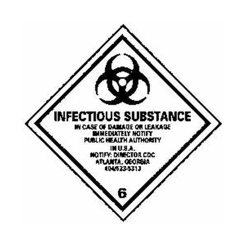 Main product image of 4" x 4" Shipping & DOT Label, DL53AL