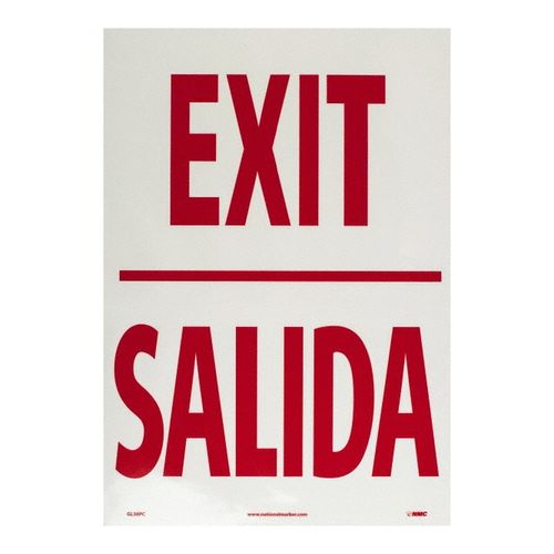 Main product image of 20" High Exit Vinyl Exit Sign, GL30PC