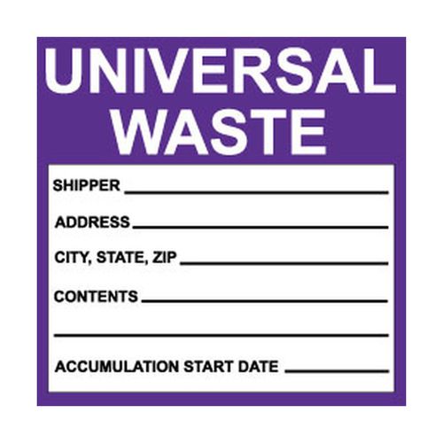 Main product image of 6" High Hazardous Material Label, HW30AP