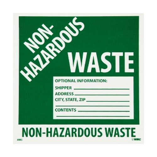 Main product image of 6" x 6" Non-regulated Waste Optional Information Vinyl Label, HW5W