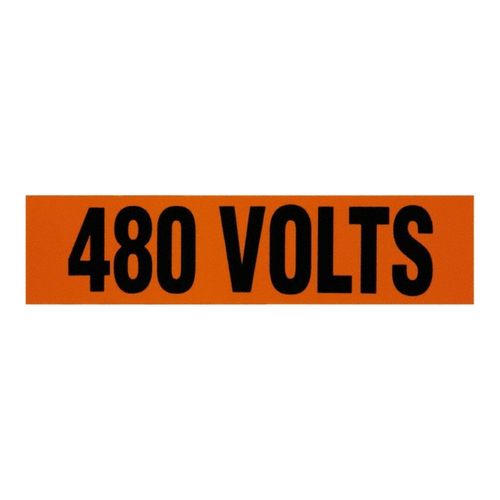 Main product image of 480 Volts Vinyl Electrical & Energy Source Label (25-Pack), JL22010O