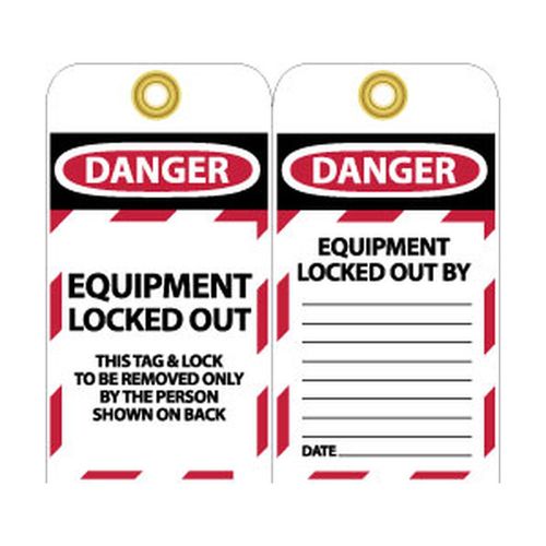 Main product image of 3" High Danger Unrippable Vinyl Lockout Tag, LOTAG17