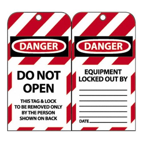 Main product image of 3" High Danger Unrippable Vinyl Lockout Tag, LOTAG9