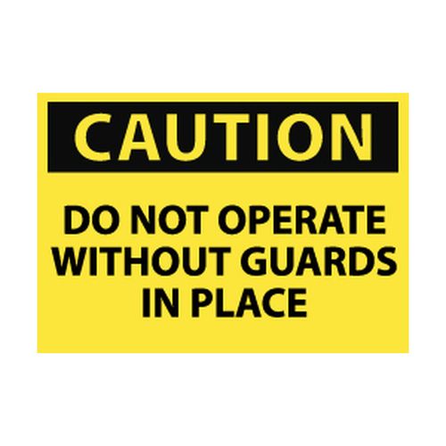 Main product image of 3" High Vinyl Accident Prevention Label, MSCC15AP