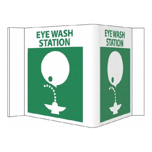Main product image of Eye Wash Station Plastic First Aid Sign, MSCVS7W