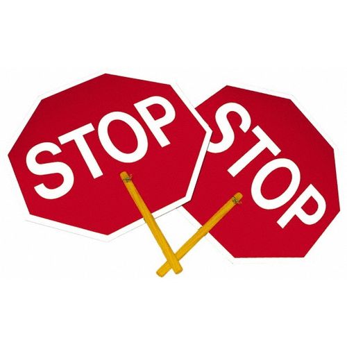 Main product image of 18" High Stop Handheld Traffic Sign, PS2
