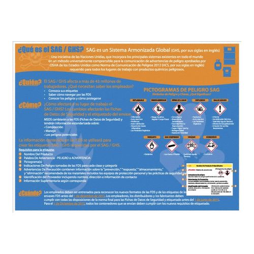 Main product image of 24" x 18" GHS General Safety & Accident Prevention Training Kit, PST122SP