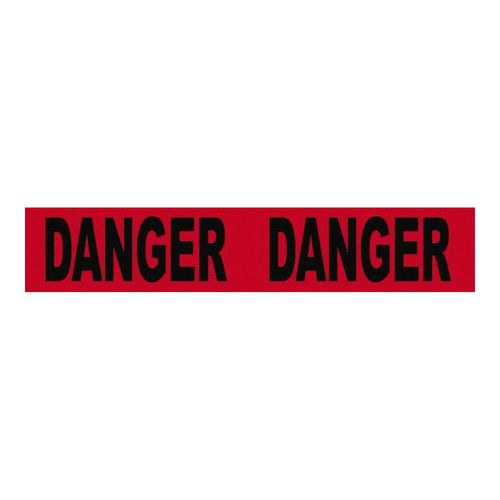 Main product image of 3" x 1,000' Polyethylene Danger Barricade Tape (Black & Red), PT16