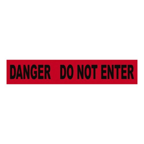 Main product image of 3" x 1,000' Polyethylene Danger Do Not Enter Barricade Tape (Black & Red), PT25-ACCUFORM
