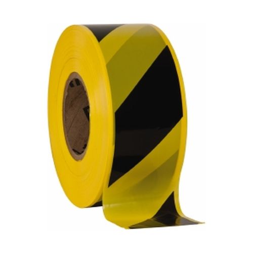 Main product image of 3" x 1,000' Polyethylene Caution Men Working Barricade Tape (Black & Yellow), PT65